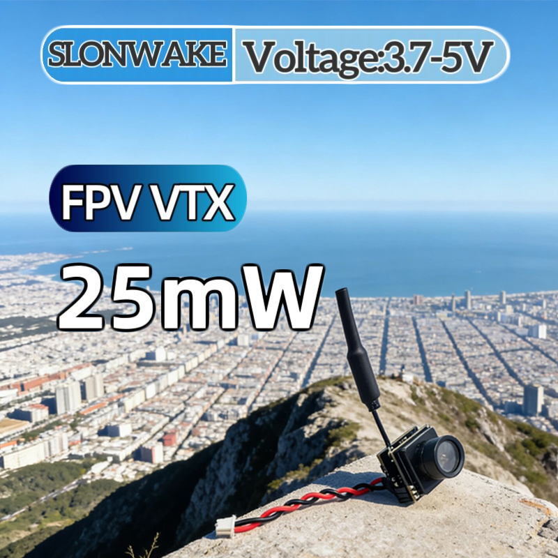 Fpv Drone Receiver - SLONWAKE FPV 25mW เครื่องส่งสัญญาณ VTX แบบจำลองกำลังไฟ