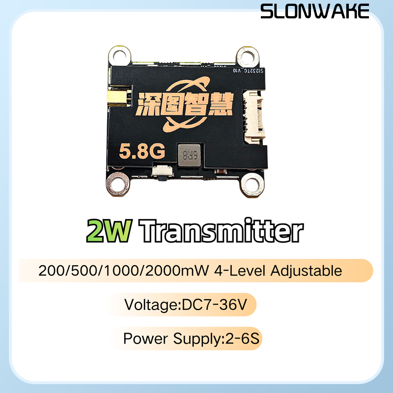 SLONWAKE 5.8G 56CH 2W เครื่องส - Fpv Drone Frame บทวิจารณ์และราคา