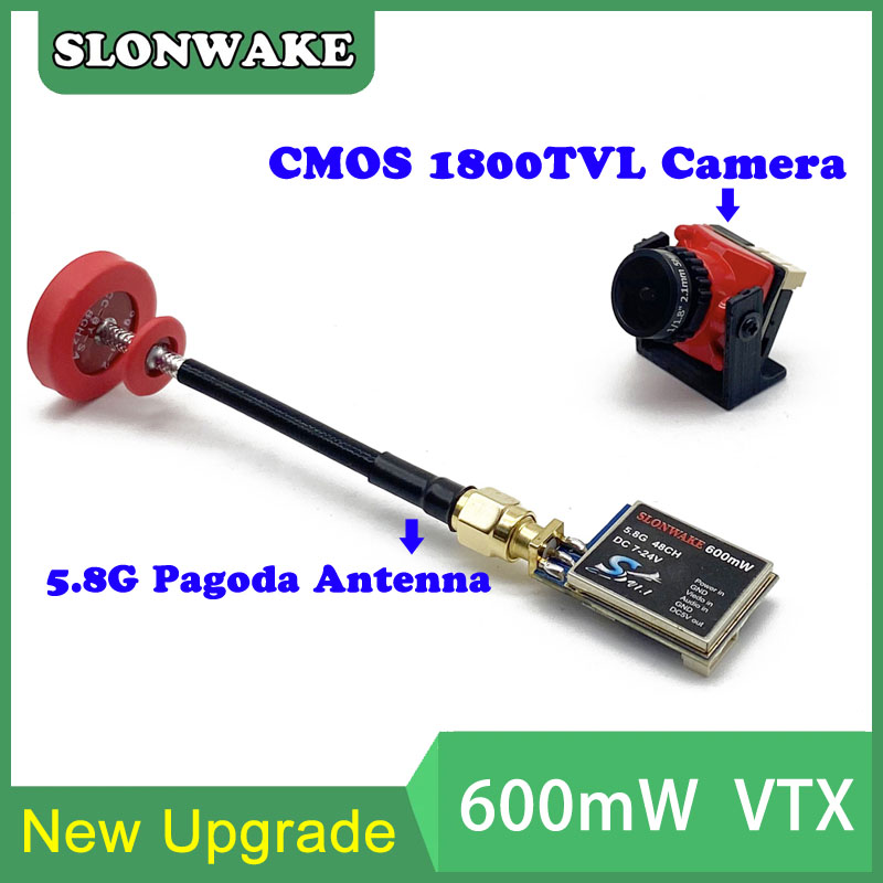 พร้อมใช้งาน 5.8G 48CH 600mW เค - Fpv Drone Receiver บทวิจารณ์และราคา