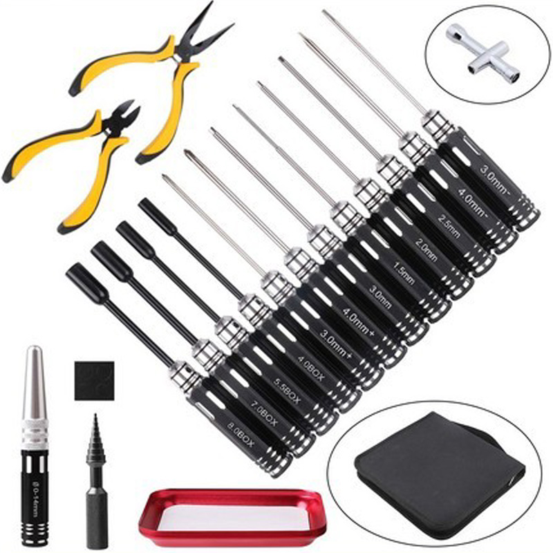 คีมไขควงชุดกดสิว18 in 1 / 23 i - Fpv Drone Tool Kit บทวิจารณ์และราคา